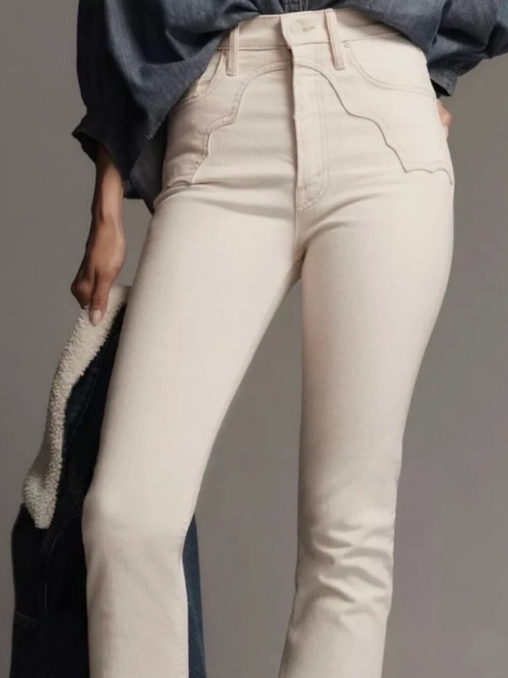 MOTHER The Buckle Bunny Rider Ankle In Act Natural Size 26